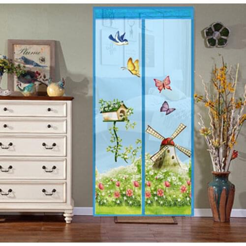 Hands-free Magnetic mosquito net door net Anti fly insect mosquito door screen Anti-Mosquito Magnetic curtain mesh for door