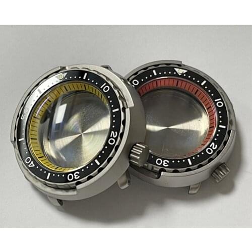 Tuna Modified Watch Case Titanium Watch Case For Seiko NH35 Movement SBBN031/SKX007 Waterproof Diver Watch Accessories