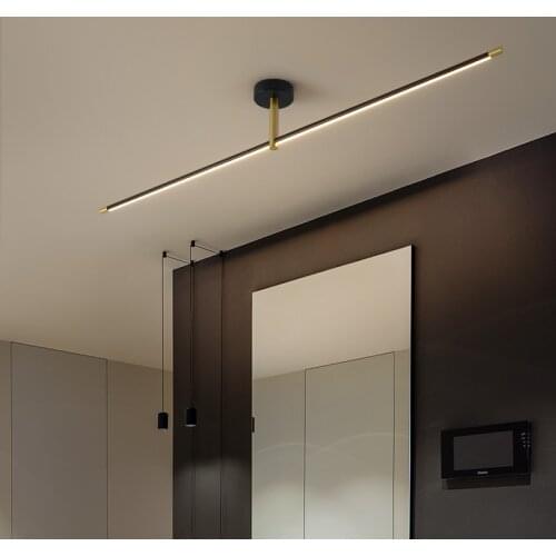 NEO Gleam Length 68/98cm Modern led Ceiling Lights For Foyer Corridor Living Room Bedroom Study Room 90-265V Indoor Ceiling Lamp