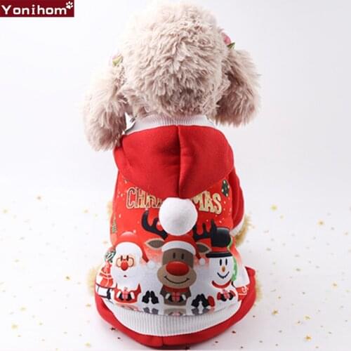 Dog Clothes Winter Jacket Coat Christmas Clothes for Dogs Cat Pet Chihuahua Senta Costume Pet Dog Clothes Winter Christmas Coat