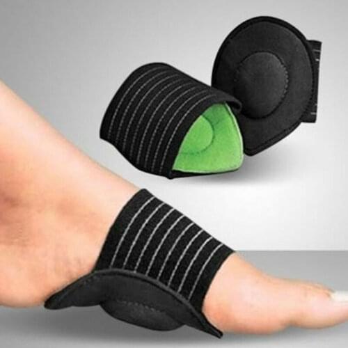 Foot Arch Support Plantar Fasciitis Heel Pain Aid Foot Run-up Pad Feet Cushioned Cushioned Shoes Insole Sports Accessory hot