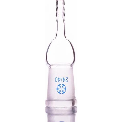 Straight suction connector,Internal grinding,Female 24/40,Straight head grinding,Straight tube grinding