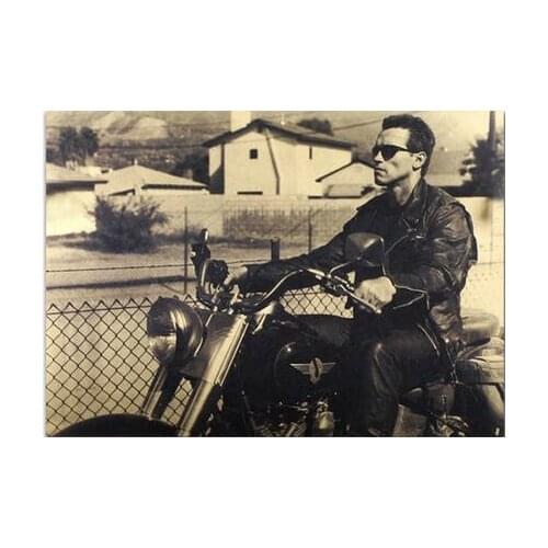Terminator Schwarzenegger Retro Art Film Print Silk Poster Home Wall Decor 24x36inch