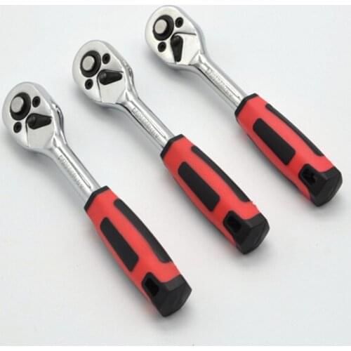 1Pcs 1/4" High Torque Ratchet Wrench for Socket 72 Teeth Cr-v Quick Release Professional Hand Tools A Type