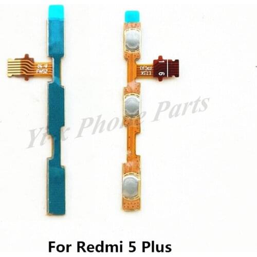 Power on off Volume up down side buttons Flex Cable For Xiaomi Redmi 5 Plus hongmi 5P