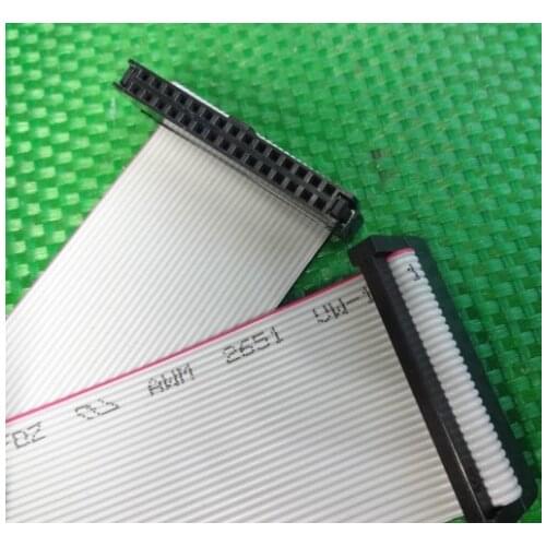 10pcs 2.54MM pitch 30CM JTAG ISP AVR Download Cable Wire FC-30P/40P PIN Connector Gray Flat Ribbon Data Cable