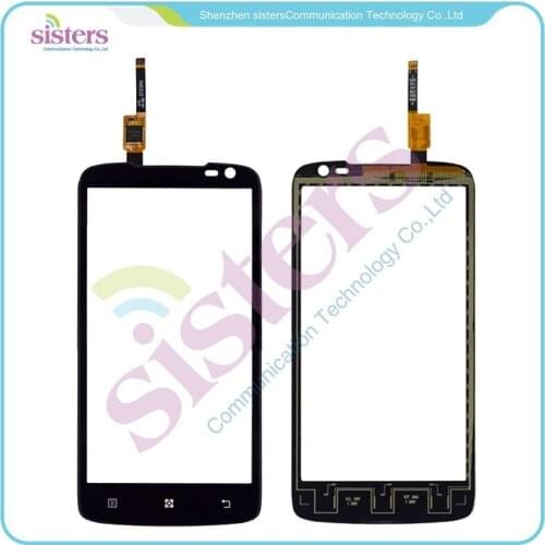 5Pcs High Quality Touch screen Digitizer front glass replacement for Lenovo S820, Free Shipping