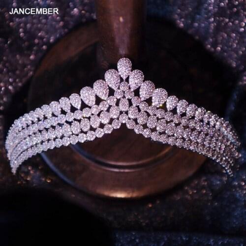 C007 Luxurious Crystal Bridal Crown Rhinestone Crown Wedding Party 2020 Dual-Use Wedding Accessories For Women