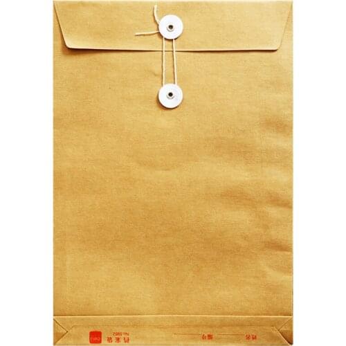 DL Right 5953175 grams of yellow mixed kraft paper bag file bag 10 package stationery wholesale Teaching equipment student sta