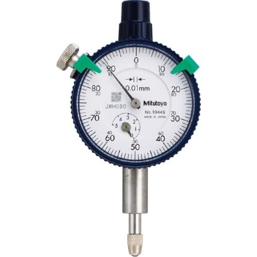 MITUTOYO Measuring Range 0-5mm/0.01mm 1044SB Compact Type-Small Diameter Dial Indicators