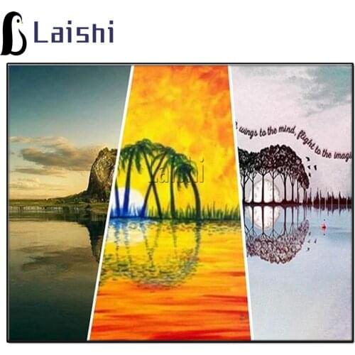 NEW Arrival 5D DIY Diamond Painting Mixed Picture Sunset Guitar sea Landscape Diamond Mosaic Embroidery Cross Stitch Home Decor