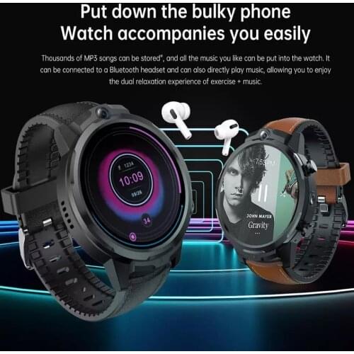 New Produnct Listing 4G Smart Watch Android 7.1 LTE 3G 32G 5M Dual Camera 1.6inch Face ID Smart Timer Heart Rate Monitor Watch