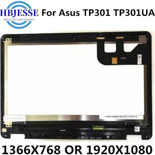 Original For Asus Transformer Book TP301 TP301U TP301UJ TP301UA 13.3"Full LCD Screen Touch Digitizer Display Assembly