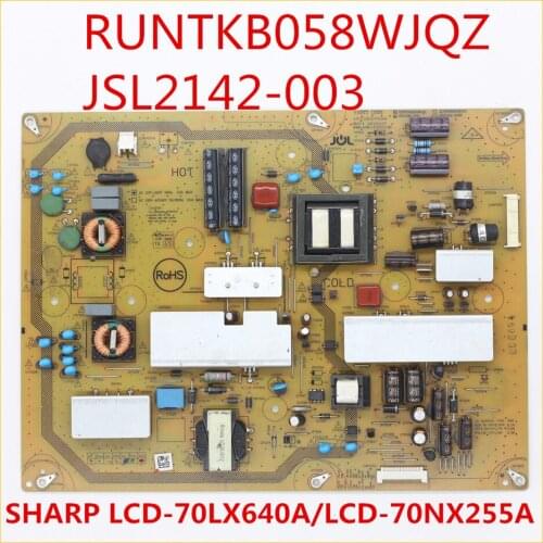 Power Support Board RUNTKB058WJQZ JSL2142-003 for SHARP LCD-70LX640A LCD-70NX255A Power Supply Board RUNTK Power Source