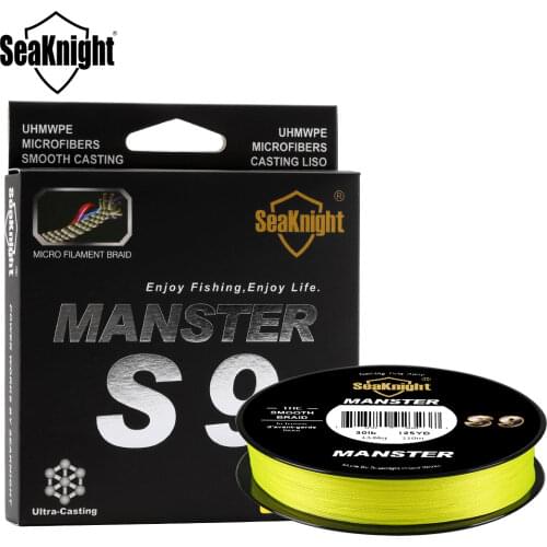 SeaKnight Brand S9 Braid Fishing Line 300M 20 To 100LB Strong Durable 9 Strands Smooth PE Line S Spiral Braided Tech Saltwater