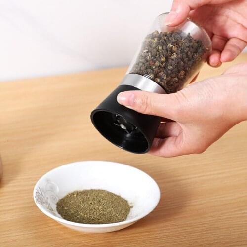 Manual spice salt and pepper grinder stainless steel manual salt pepper grinder seasoning cooking kitchen tool portable