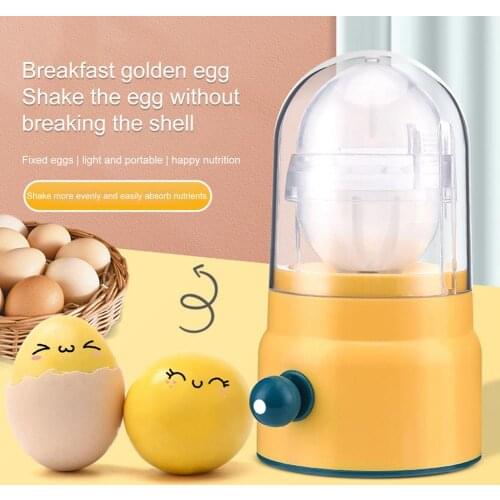 Egg Scrambler Handy Egg Shaker Whisk Kitchen Golden Egg Maker Manual Eggs Mixer Household Kitchen Golden Egg Maker Tools