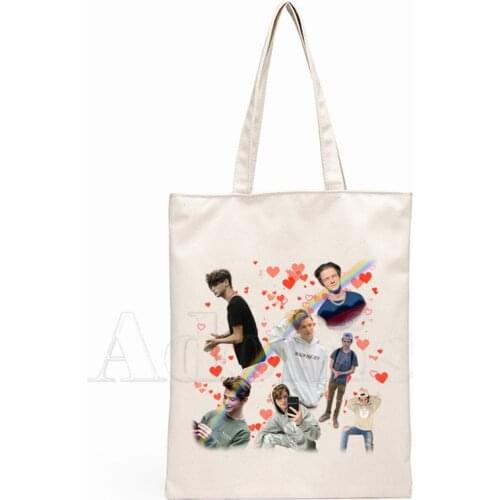 Payton Moormeier New Female Handbags Hot Selling Fashion Handbag Canvas Bag Tote Ladies Casual Shoulder Bag Reusable Shop Bags