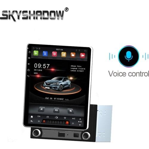 Tesla Style Voice Control PX6 IPS 1024*768 Car DVD Player Android 8.1 4G +32G GPS map Radio Wifi Bluetooth for universal 2Din