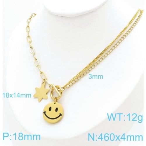 45cm Long 2 Colors Stainless Steel Jewelry Chain Necklace For Fashion Gift High-quality Free Shipping NBJZBIBE