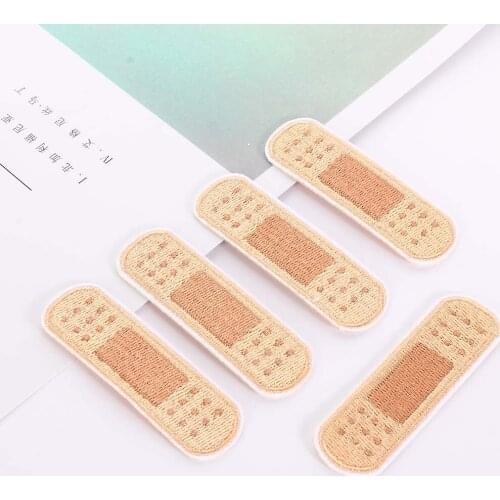 1Pcs Bandage Embroidery Patches For Bag Jacket Jeans Cartoon Iron On Appliques DIY Clothes Sticker DIY Craft Sewing Patch