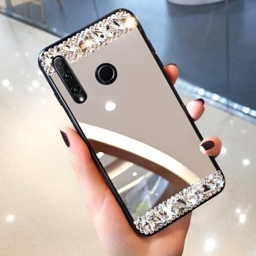 For Huawei Y7p Y8p Y6 Y7 2019 Y9 Prime Mirror silicone Cover On Huawei P30 P40 P20 lite Mate 20 Pro Honor 9X 8X 8A 9A Phone Case