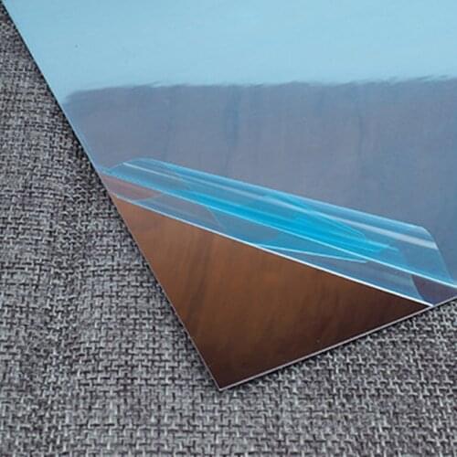 32 Pcs Mirror Tile Wall Sticker Square Self Adhesive Room Decor Stick On Modern Art B99