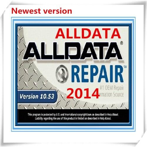 2019 auto repair Alldata all data 10.53 work on win7 win8 xp system 576gb in 640gb hdd software