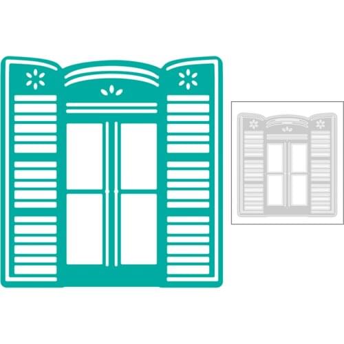 2020 New Window and Door Metal Cutting Dies For Embossing Cut Paper Craft Decoration Greeting Card Album Scrapbooking No Stamps