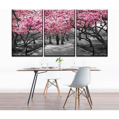 3pcs diamond painting Sakura cherry tree full diamond embroidery square round drill 5d mosaic landscape wedding decorationZP1828