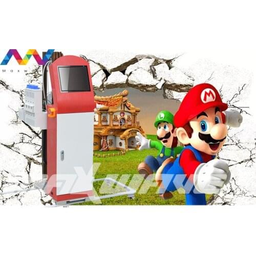 Big format 3D background wall printer, wallpaper uv 3D printing machine