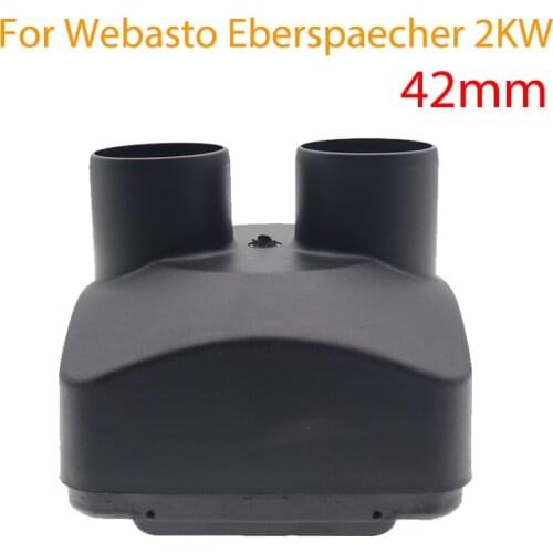 42mm Double Two Holes Air Outlet Vent Cover For Car Truck Air Diesel Parking Heater Parts For Webasto Eberspaecher 2KW Heater
