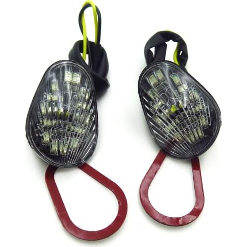 Aftermarket free shipping motorcycle parts Clear Euro LED Flush Mount Turn Signal for Yamaha YZF R1 R6 R6S 2006 2007 2008