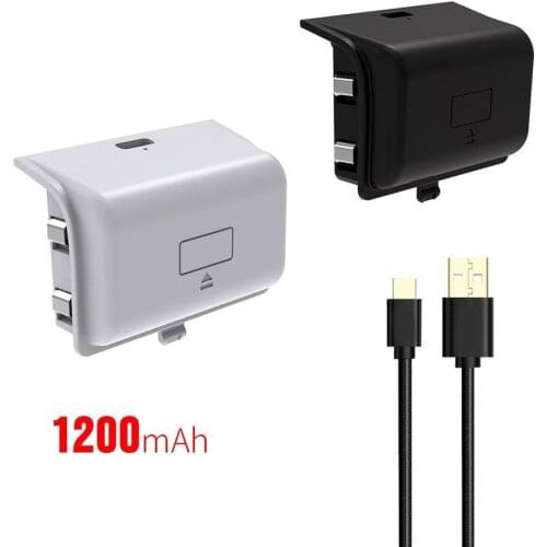 For Xbox Series X/S Wireless Controller Gamepad Battery Pack XSX Handle Rechargeable Battery + USB Cable 1200 Mah Battery
