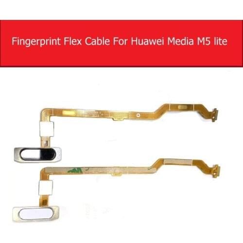 Fingerprint Home Button Flex Cable For Huawei MediaPad M5 Lite 10 BAH2-L09 BAH2-L09C Bach2-L09C Bach2-W19C Repair Parts