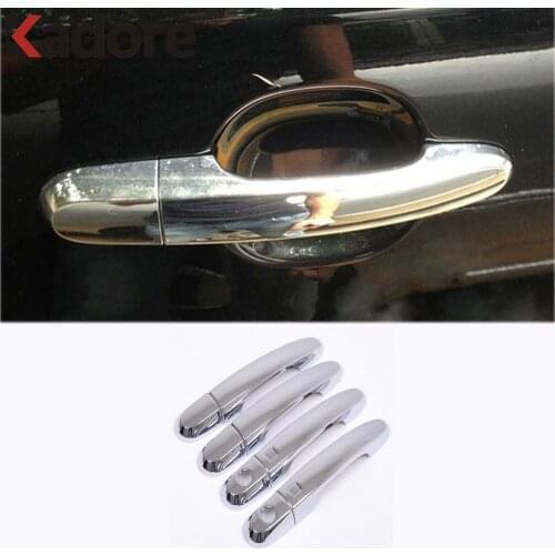 For Kia Sorento 2010 2011 2012 2013 2014 ABS Chrome Side Door Handle Cover Trim Car Sticker Styling Exterior Accessories