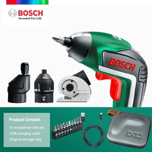 BOSCH Original IXO 3 Electric Screwdriver Mini Power Tool 3.6V Lithium Rechargeable Screwdriver with Bag Power Tool for Home DIY