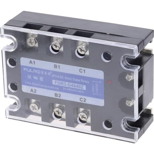 FDR3-D4840Z Three Phase Solid State Relay AC480V 40A DC control AC Solid State Relay SSR AC Three DC-AC