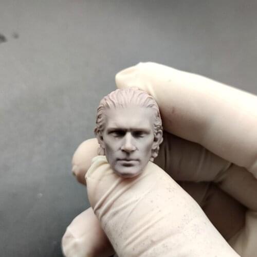 Blank 1/12 Scale Antonio Banderas Head Sculpt Unpainted 6" ML Figure