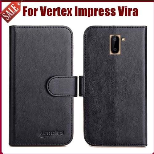 Hot Sale! Vertex Impress Vira Case New Arrival 6 Colors High Quality Flip Leather Protective Cover Case Phone Bag