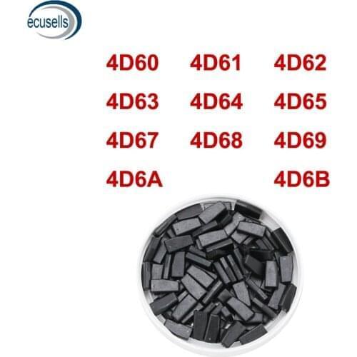 ID4D60 4d60 80bit Blank Transponder Car Key Chip 4D6A 4D6B 4D61 4D62 4D63 4D64 4D65 4D67 4D68 4D69 for Car 4D60 80BITS Chip