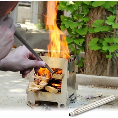 Fire Blowing Tube Outdoor Collapsible Fire Tool Campfire Tool Outdoor Tool Hunting Fishing Travel Blown Fire Camping Fire Tool