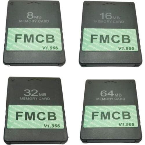 FMCB V1.966 Card Memory Card For PS2 Playstation 2 Free McBoot Card 8MB 16MB 32MB 64MB OPL MC Boot Program Card