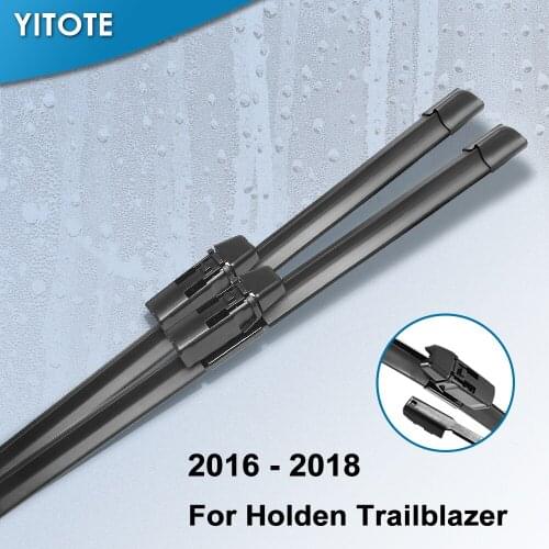 YITOTE Wiper Blades for Holden Trailblazer RG Fit Top Lock Arms Only 2016 2017 2018