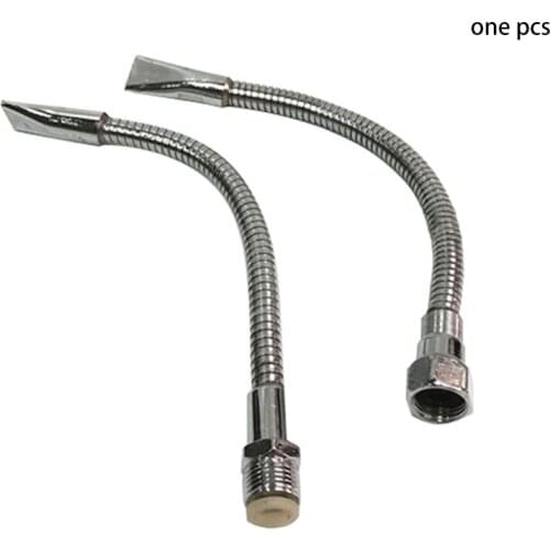 1/4 1/2 3/8 DN10 lathe metal cooling hose with flat nozzle CNC cooling pipe 300-700mm,flexible oil coolant pipe lathe cooling