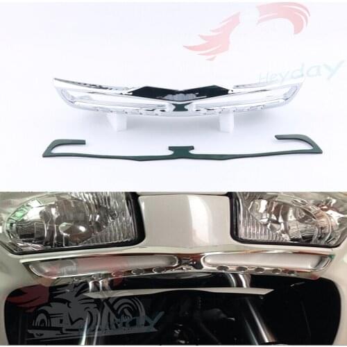 Motorcycle NEW Chrome Fairing Headlight Lower Gril Accent Grilles For Honda GL1800 Goldwing 2001-2017 Lower Gril 10 11 12 13 14