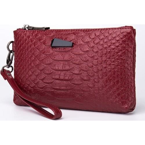New Alligator Leather Coin Purses Womens Cowhide Change Money Bag Zipper Pocket Wallets Key Card Holder Fashion Clutch Pouch