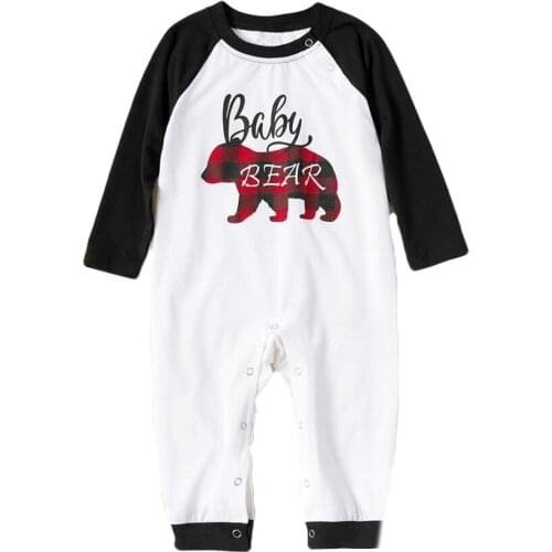 Citgeett Autumn Matching Family Christmas Pajamas Set Long Sleeve Top + Plaid Pants Set Sleepwear Xmas Clothes