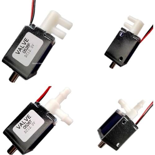 0526F 0526T DC 6V 12V 24V Solenoid valve Switch Exhaust 4 points Air valve