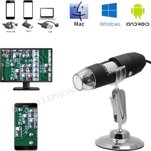 Newest 3 in 1 portable zoom USB Digital 50X -1000x Microscope Magnifier Camera for Android ios for iPhone iPad